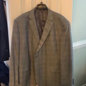 Lauren by Ralph Lauren gray check sport coat 50R